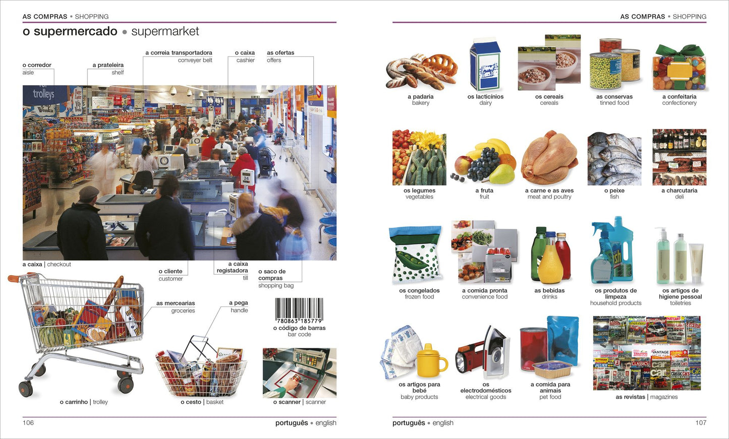 Portuguese English Bilingual Visual Dictionary