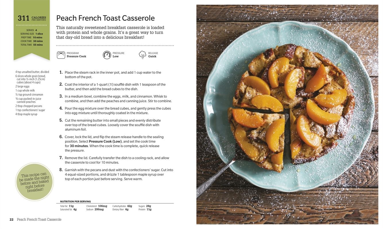 The Healthy Instant Pot Cookbook: 100 great recipes with fewer calories and less fat