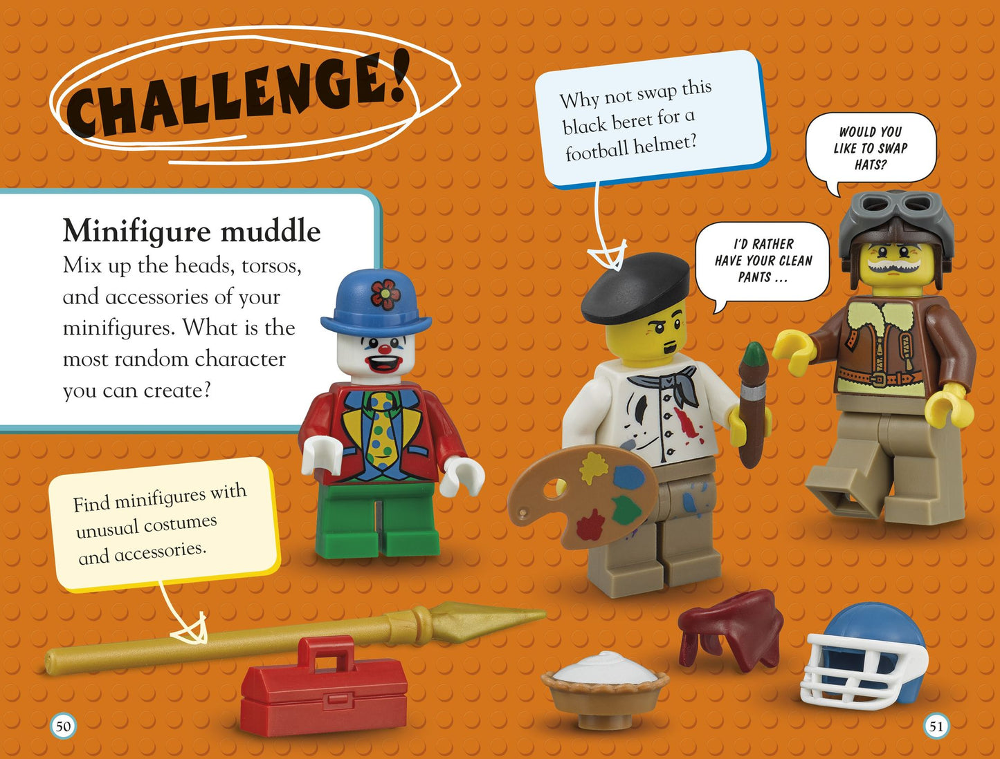 Lego Minifigure Mayhem : Discover Lego Facts, Jokes, Challenges, and More!