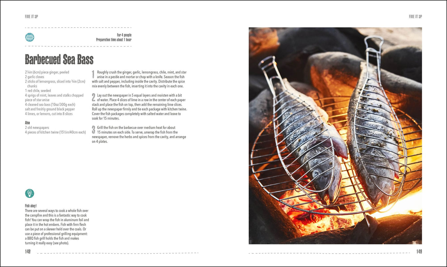 The Campfire Cookbook: 80 Imaginative Recipes for Cooking Outdoors