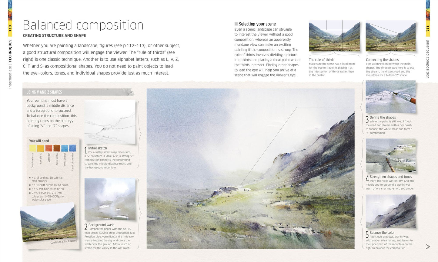 Watercolor Techniques for Artists and Illustrators: Learn How to Paint Landscapes, People, Still Lifes, and More.