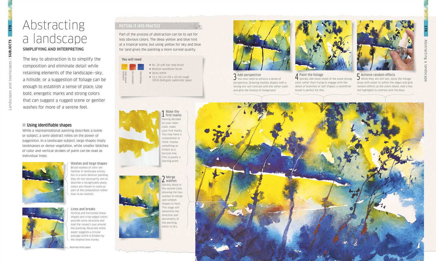 Watercolor Techniques for Artists and Illustrators: Learn How to Paint Landscapes, People, Still Lifes, and More.