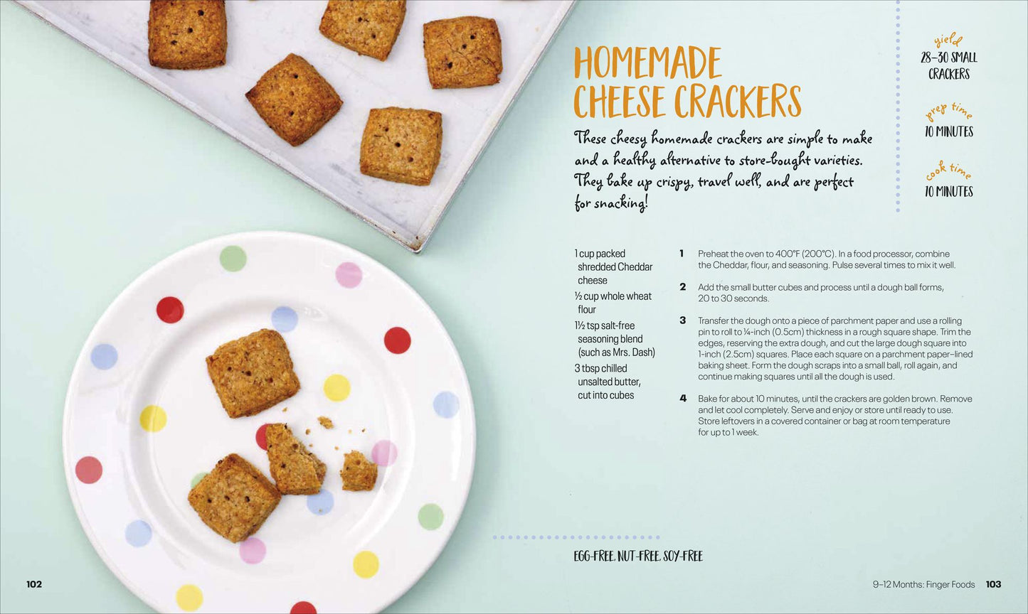 Healthy, Quick & Easy Baby Food: 100 Naturally Wholesome, No-Fuss Purees, Finger Foods and Toddler Meals