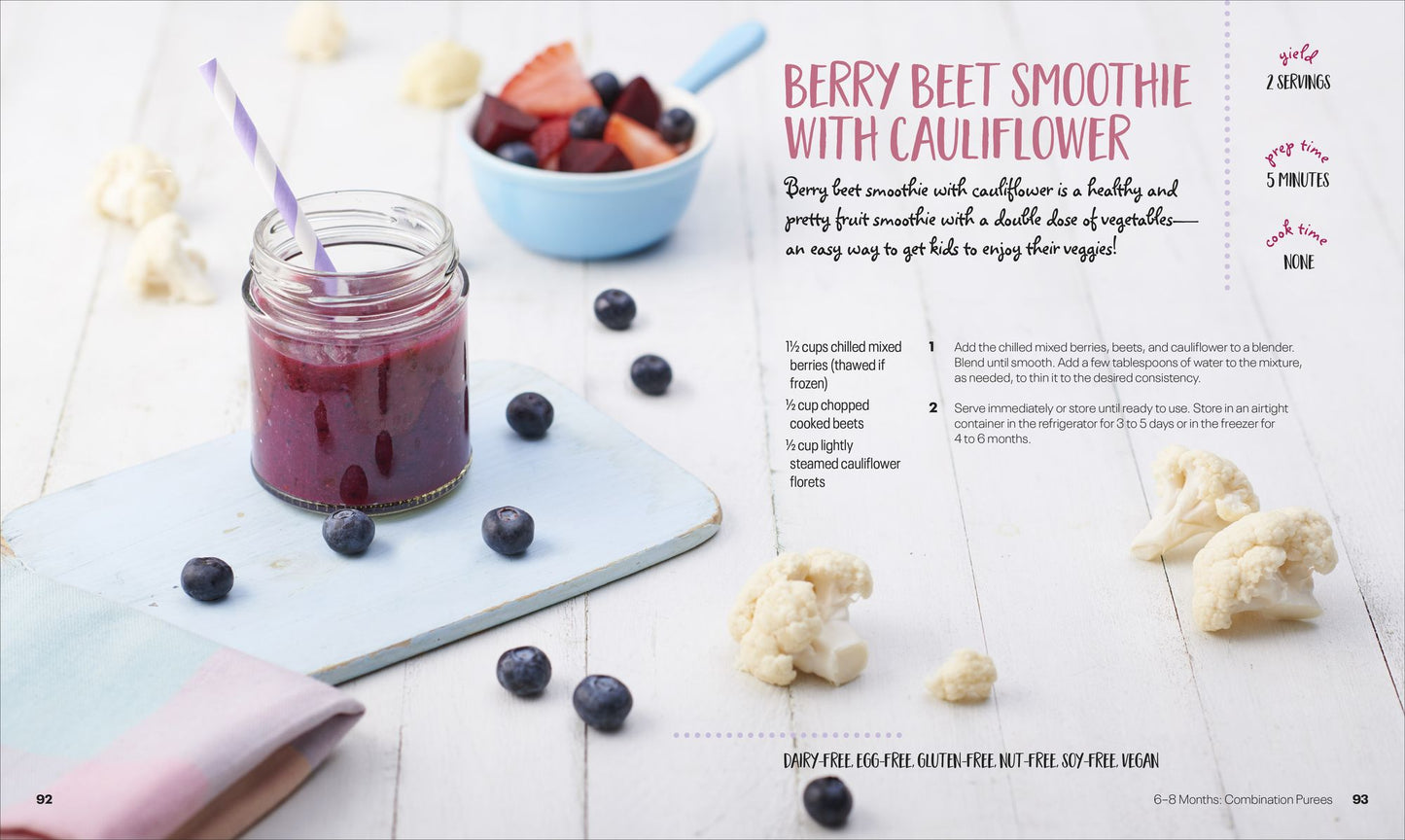 Healthy, Quick & Easy Baby Food: 100 Naturally Wholesome, No-Fuss Purees, Finger Foods and Toddler Meals