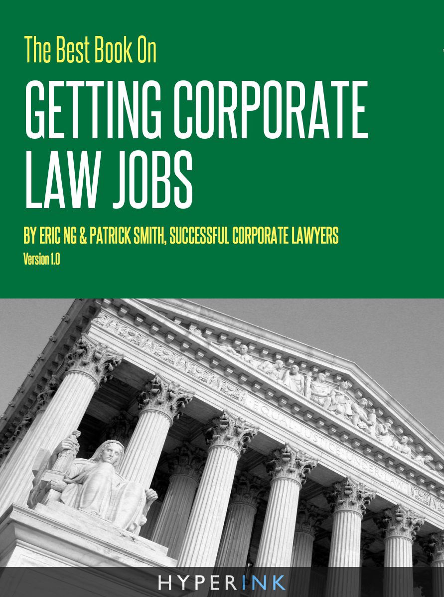The Best Book On Getting Corporate Law Jobs