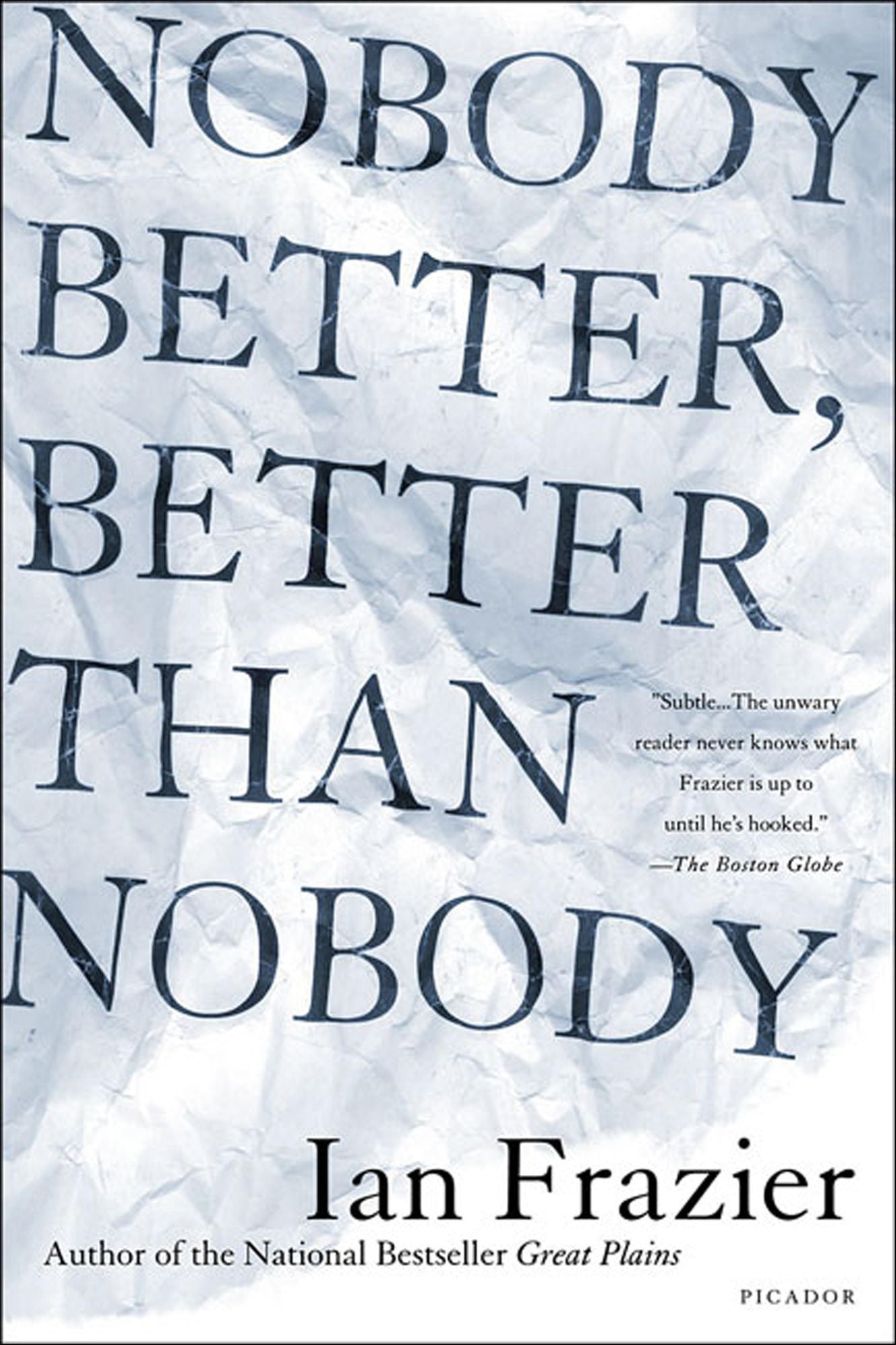 Nobody Better, Better Than Nobody