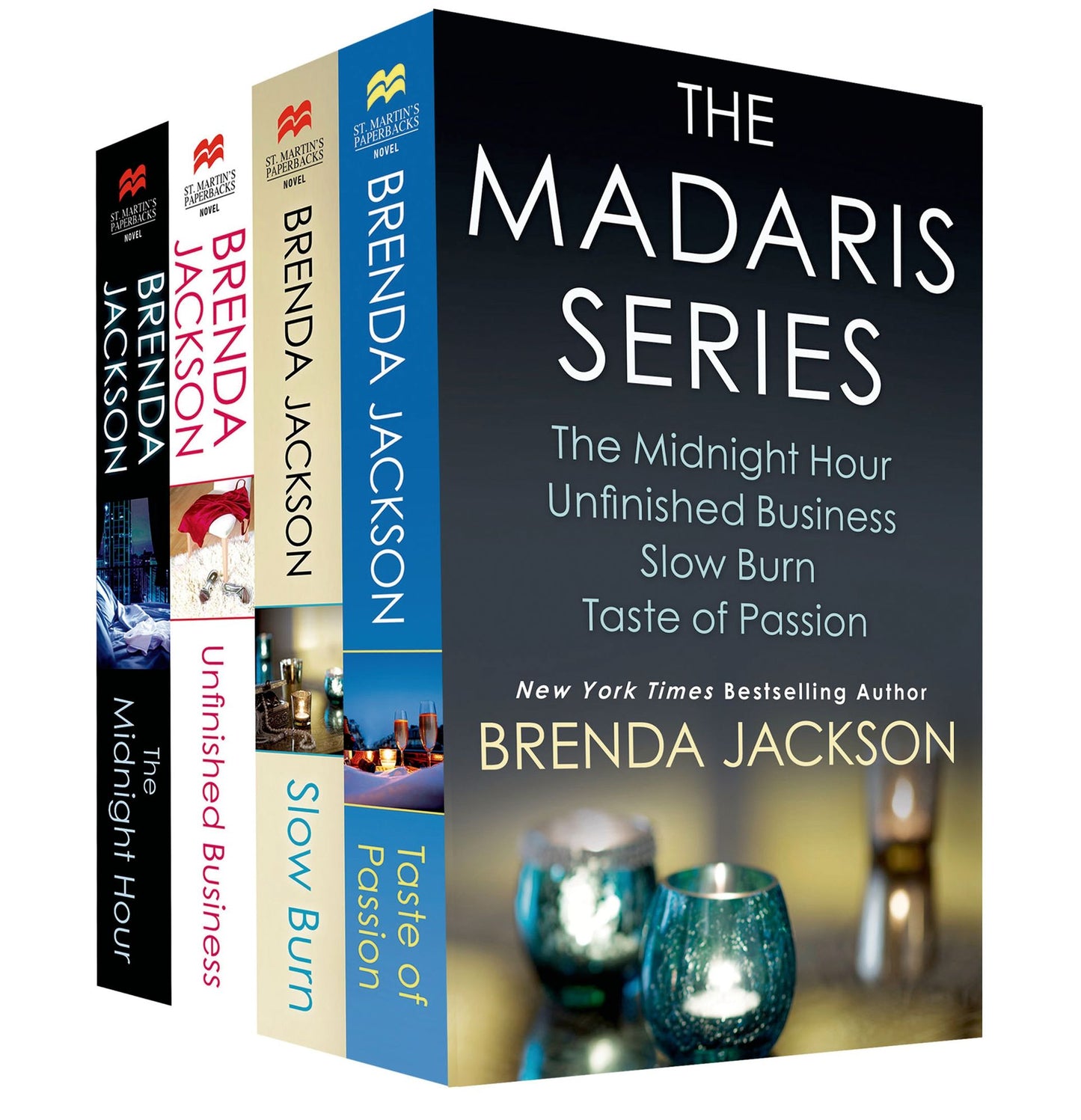 The Madaris Series: Contains The Midnight Hour, Unfinished Business, Slow Burn, Taste of Passion