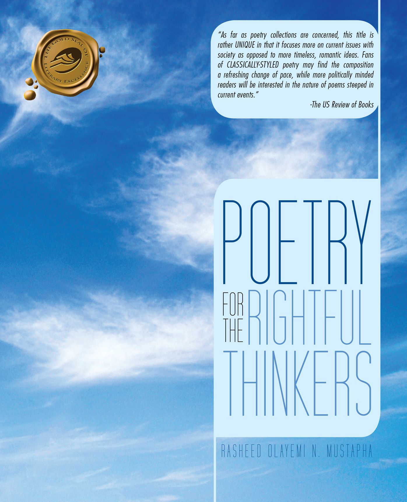 Poetry for the Rightful Thinkers