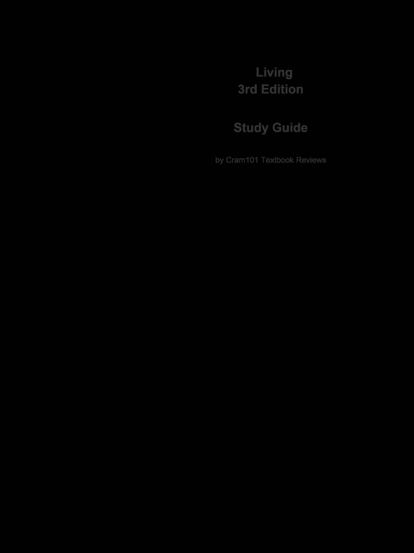 e-Study Guide for: Living by Gary S. Moore, ISBN 9780849379987