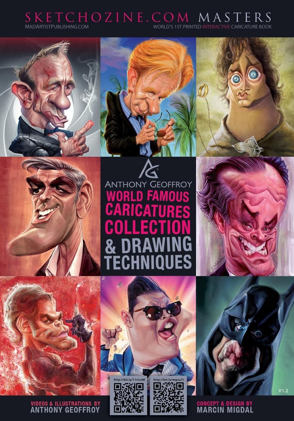 Sketchozine.com Masters: World Famous Caricatures Collection and Drawing Techniques