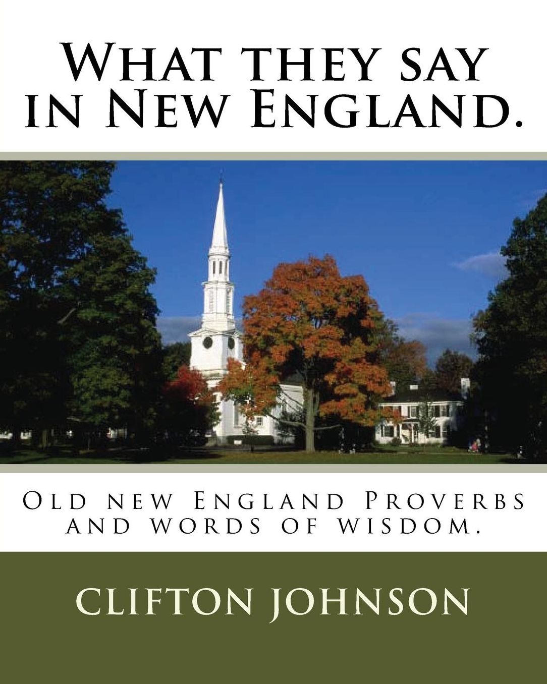 What They Say in New England: Old New England Proverbs and Words of Wisdom