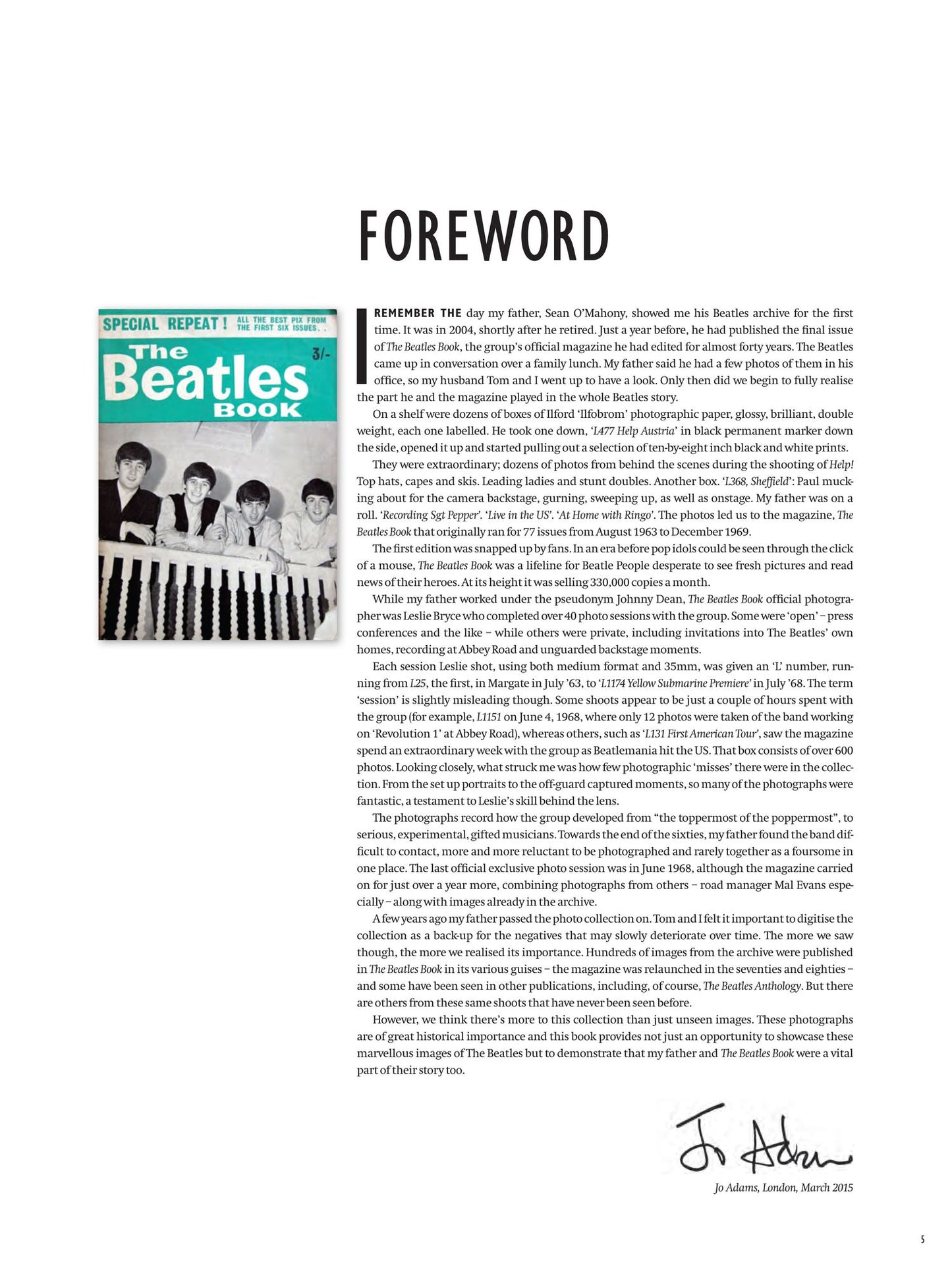 Looking Through You: Rare & Unseen Photographs from The Beatles Book Archive