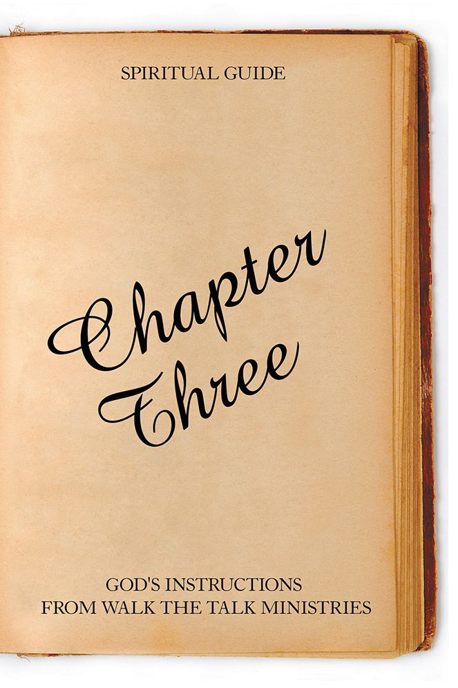 CHAPTER THREE: God's Instructions From Walk The Talk Ministries