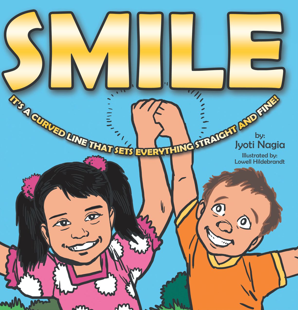 Smile: It's a Curved Line That Sets Everything Straight and Fine!