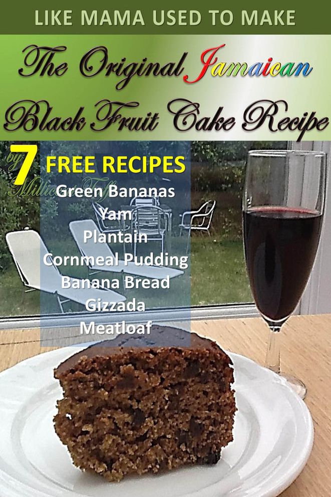 The Original Jamaican Black Fruit Cake Recipe