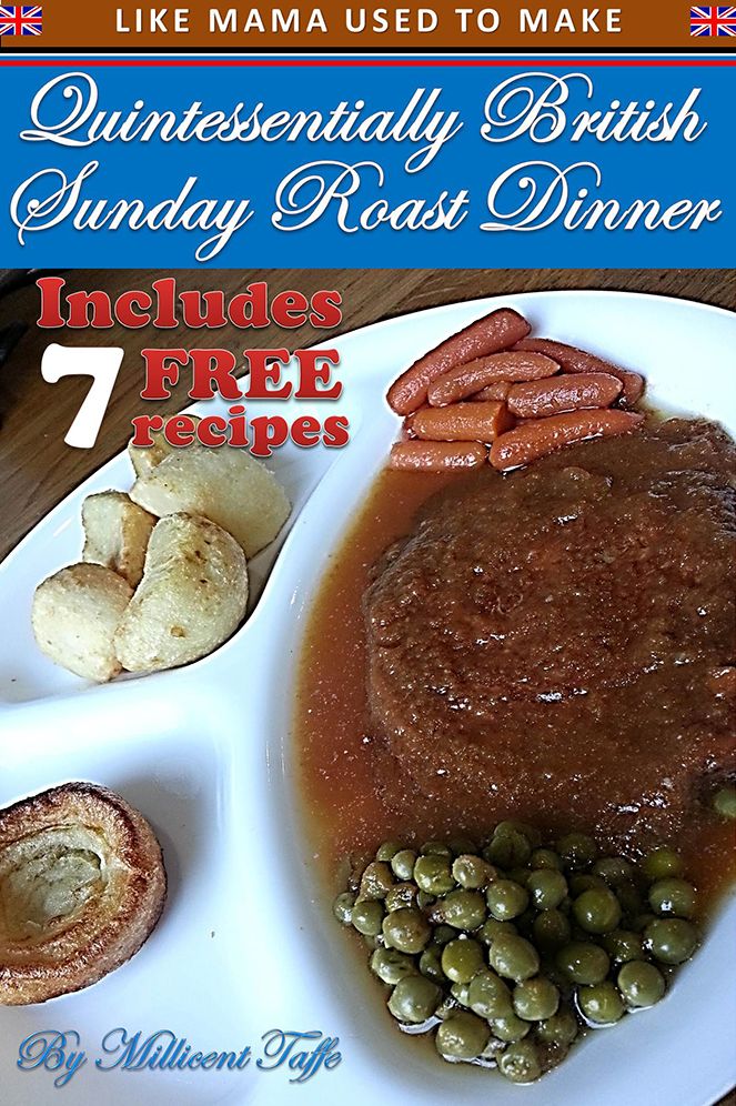 Quintessentially British Sunday Roast Dinner