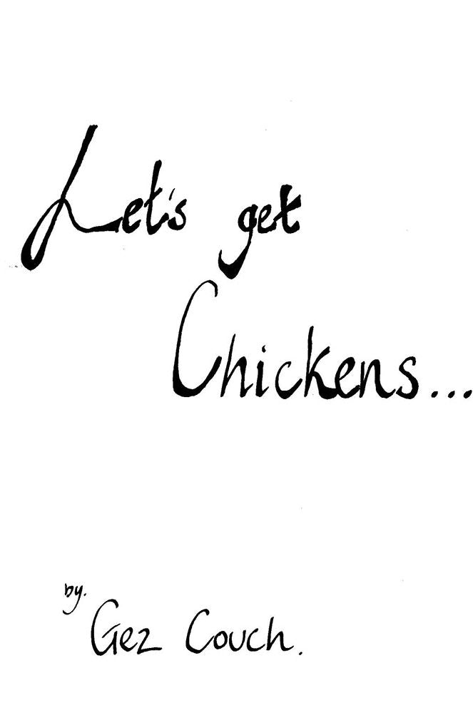 Let's Get Chickens...