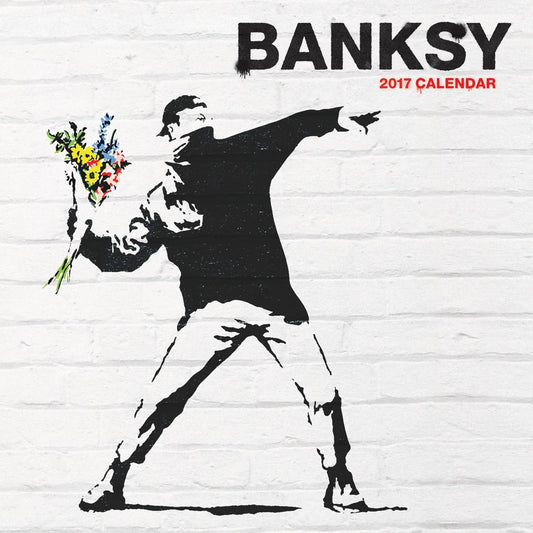 2017 12 X12 Wall Calendar Banksy