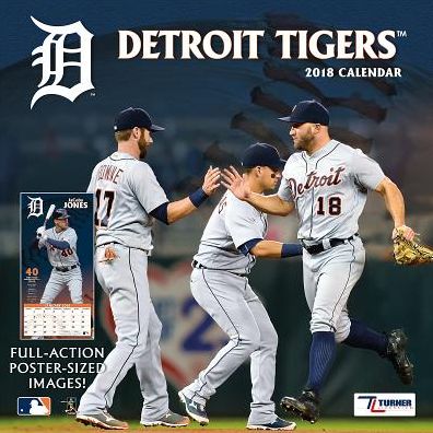 2018 DETROIT TIGERS 12X12 TEAM WALL CALENDAR