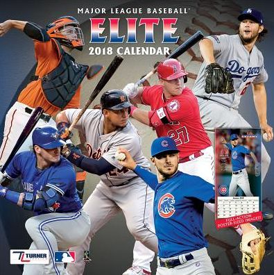 2018 MLB ELITE 12X12 WALL CALENDAR