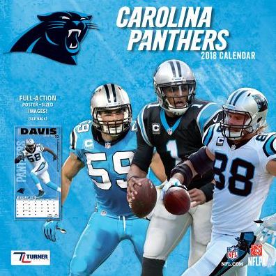 2018 CAROLINA PANTHERS 12X12 TEAM WALL CALENDAR