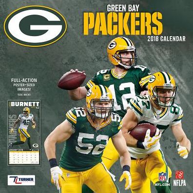 2018 GREEN BAY PACKERS 12X12 TEAM WALL CALENDAR