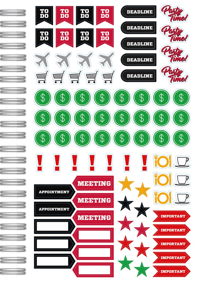 Ohio State Buckeyes 2019 Tabbed Planner