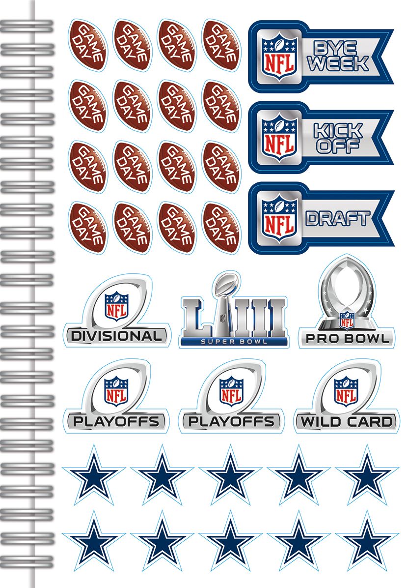Dallas Cowboys 2019 Tabbed Planner