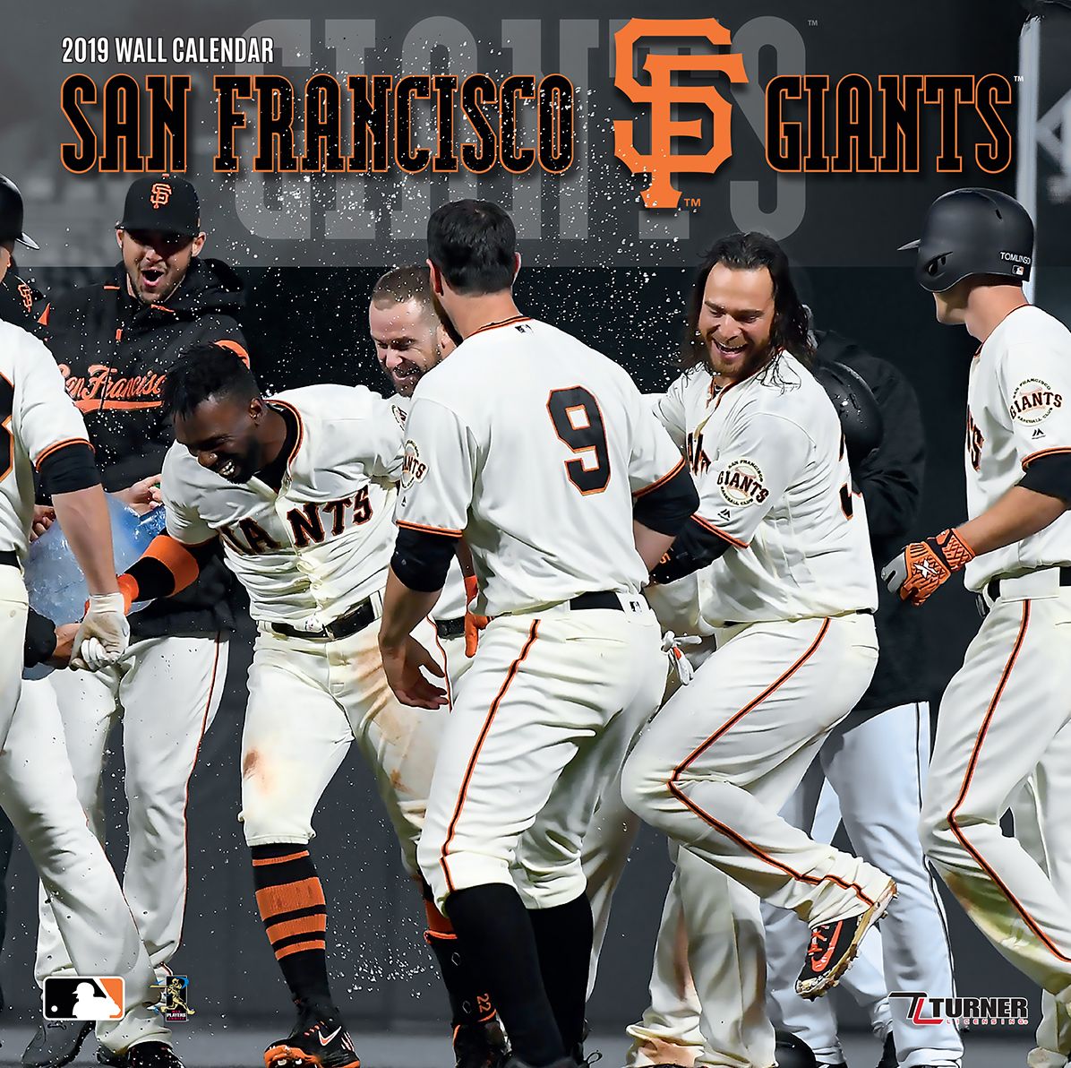 San Francisco Giants 2019 12x12 Team Wall Calendar
