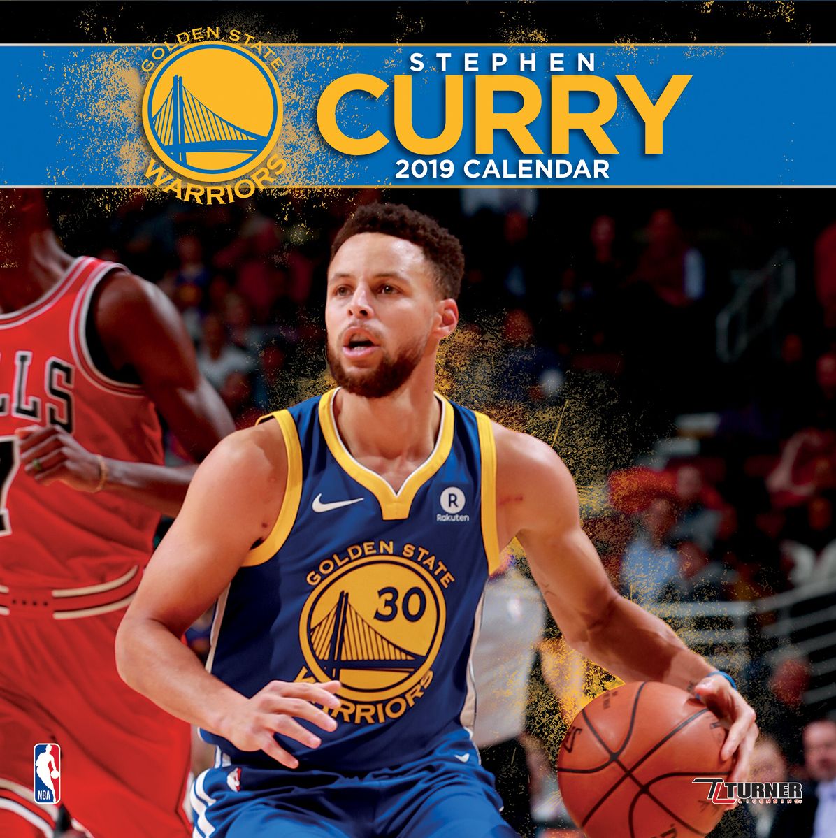 Golden State Warriors Stephen Curry 2019 12x12 Player Wall Calendar