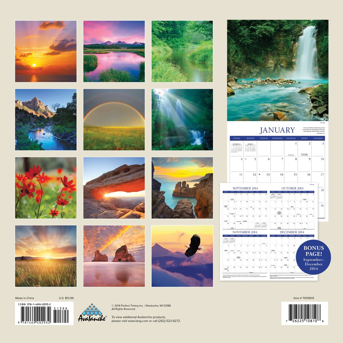 Bible Verses 2015 Calendar