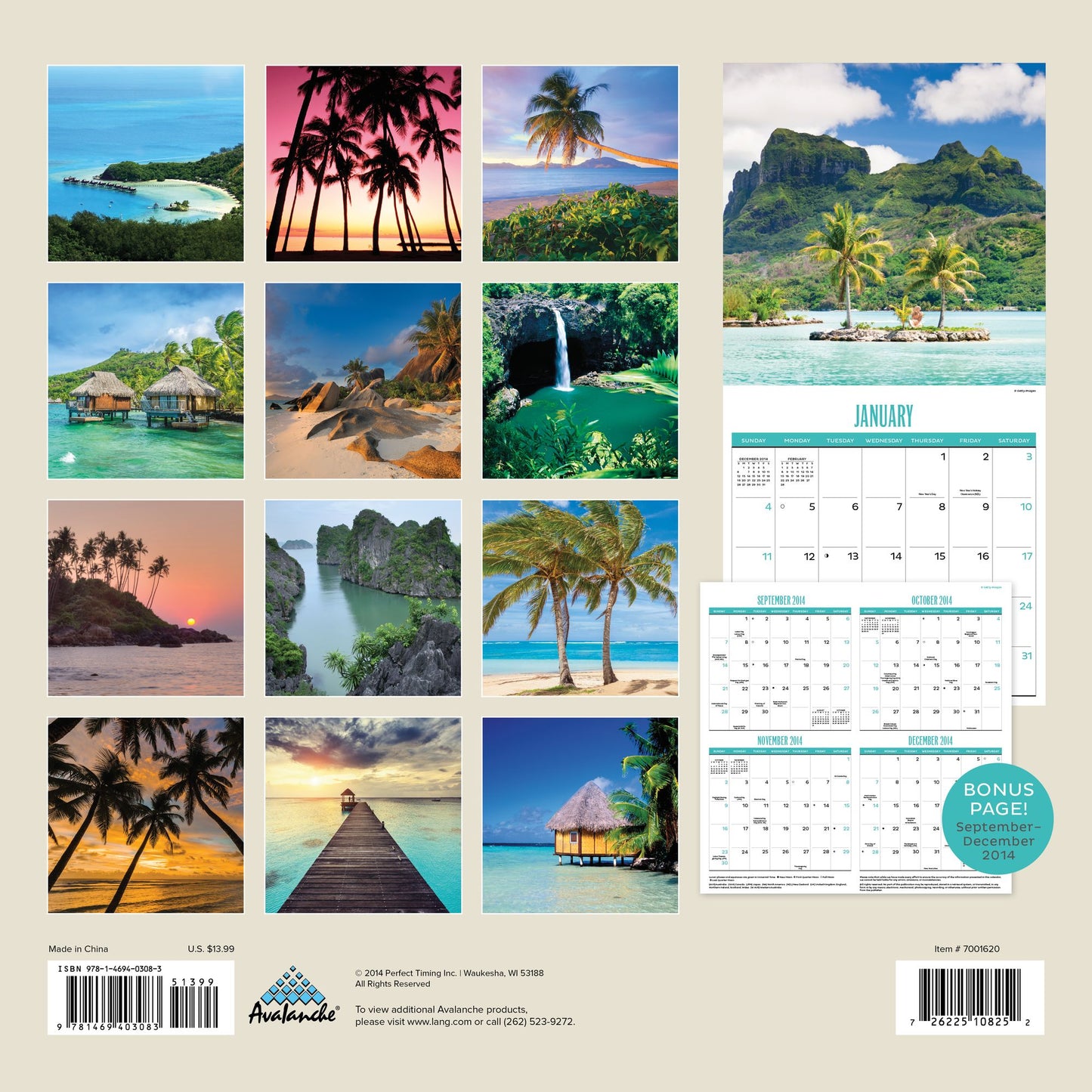 Islands 2015 Calendar