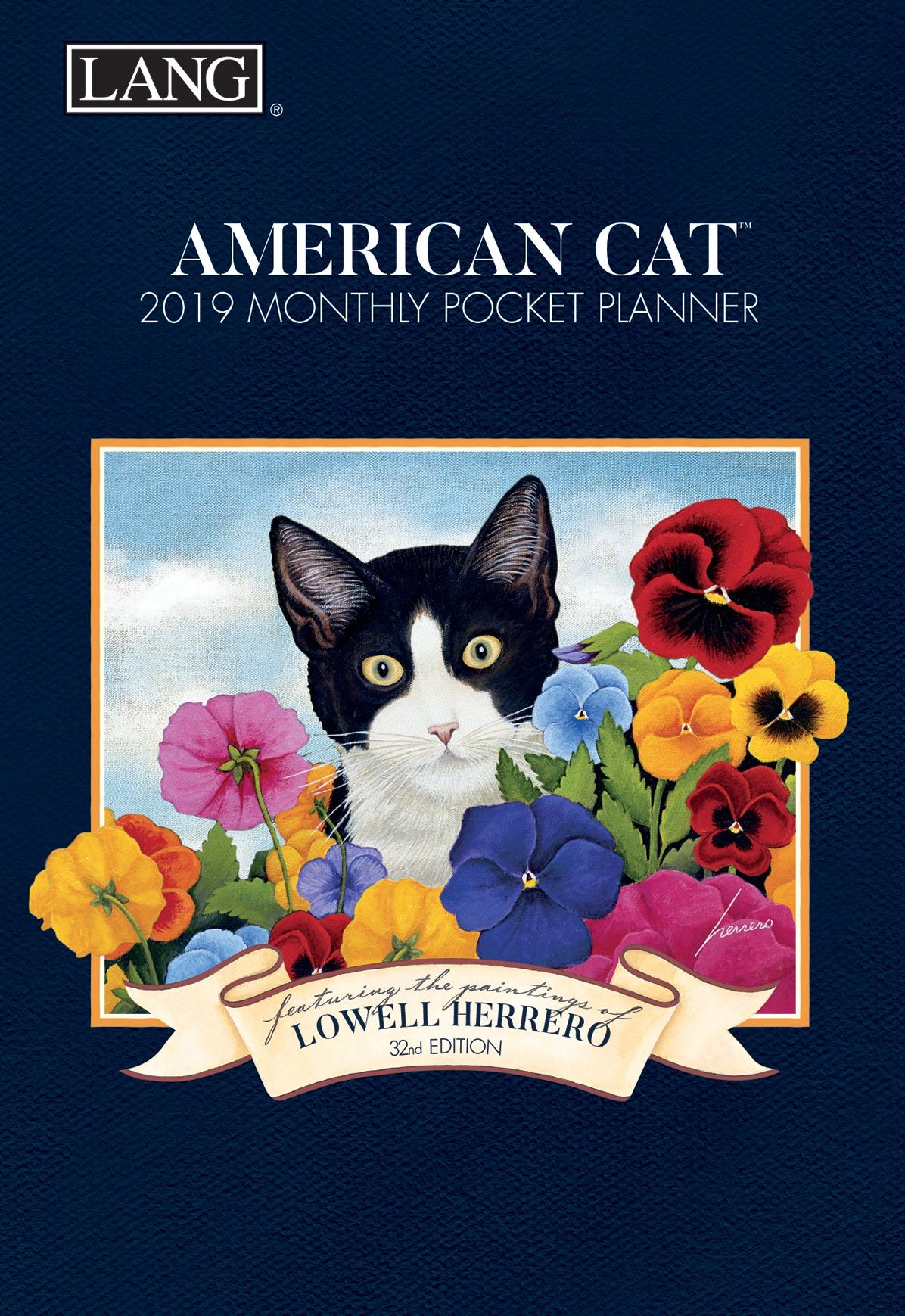 American Cat 2019 4.5 X 6.5 Monthly Pocket Planner