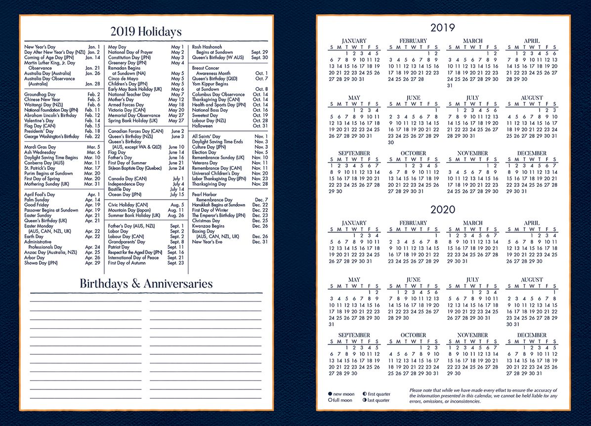 American Cat 2019 4.5 X 6.5 Monthly Pocket Planner