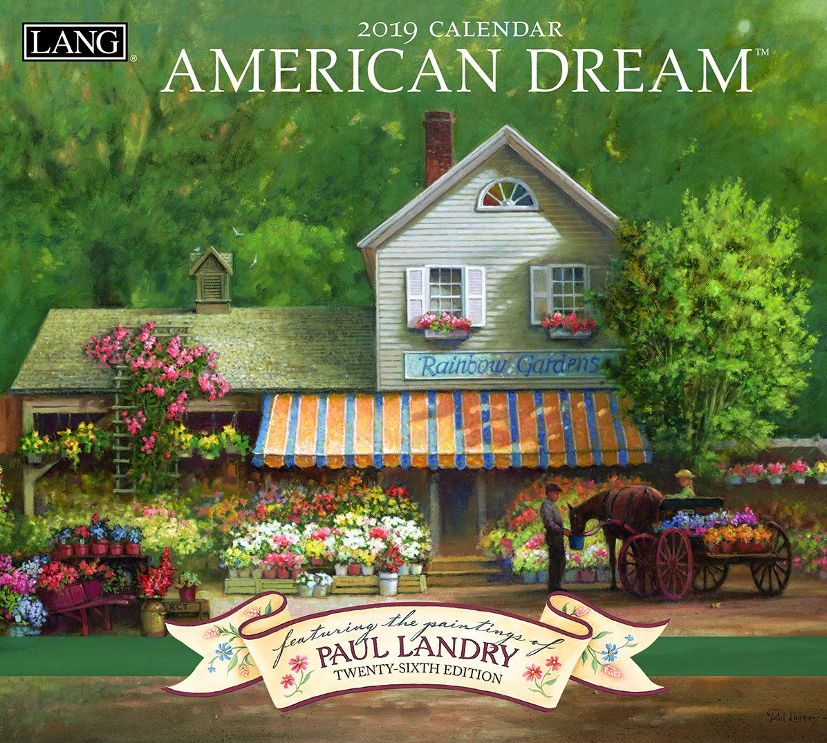 American Dream 2019 14x12.5 Wall Calendar
