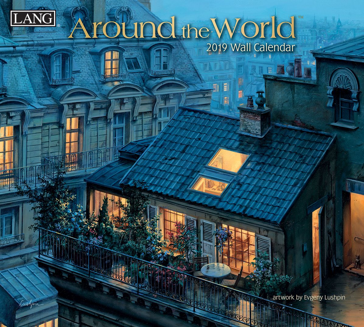Around the World 2019 14x12.5 Wall Calendar