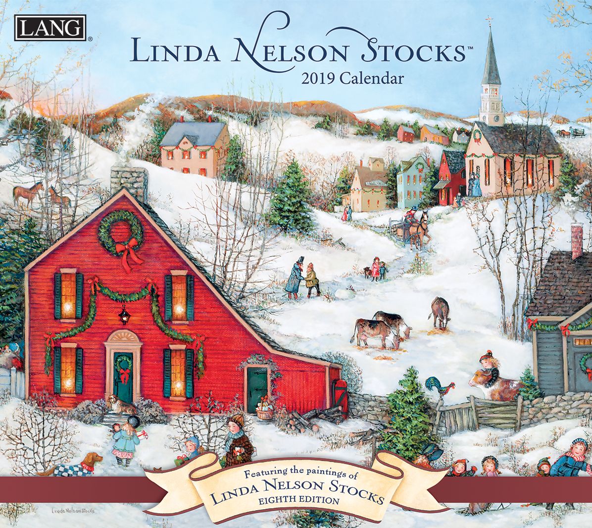Linda Nelson Stocks 2019 14x12.5 Wall Calendar