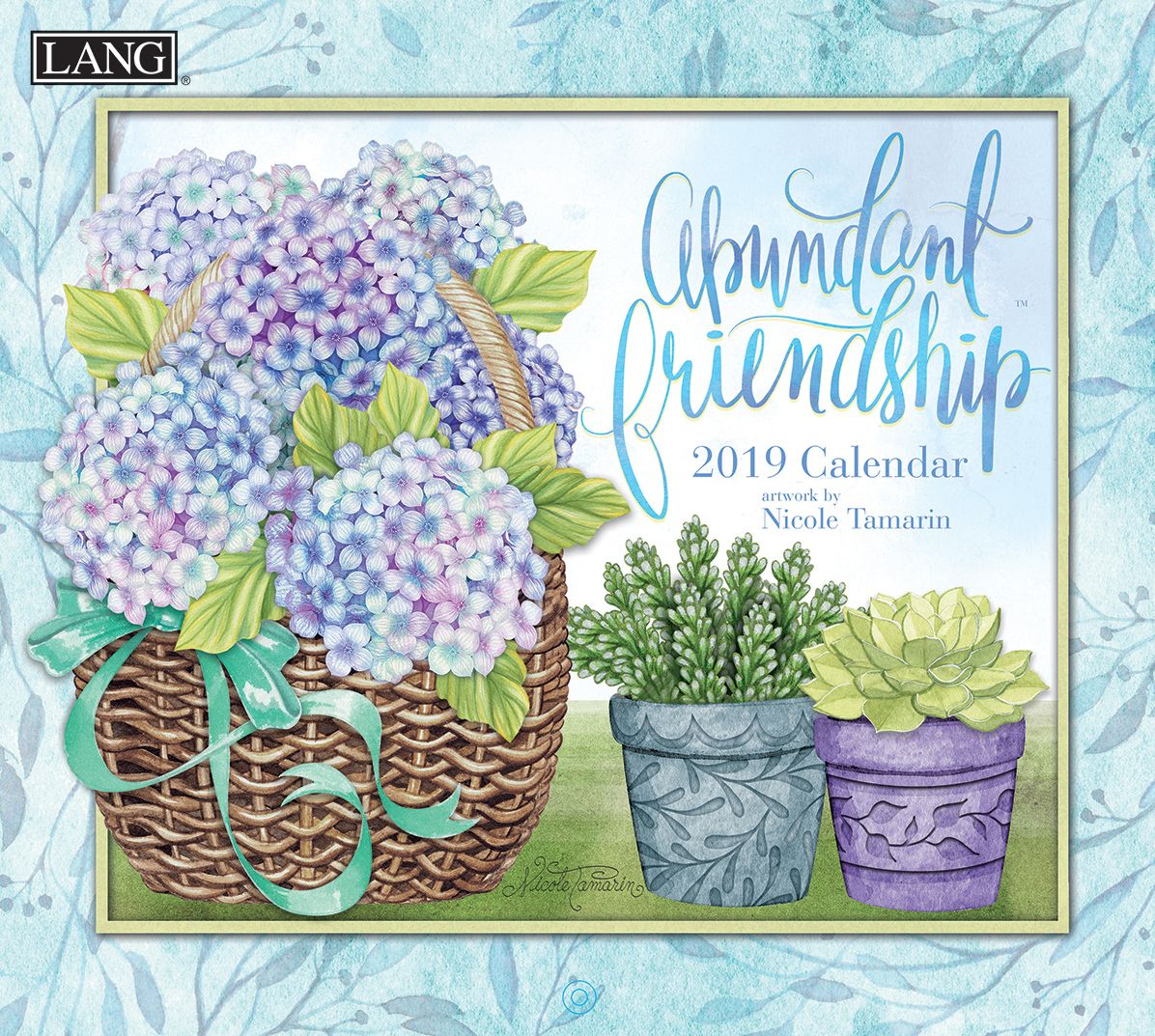 Abundant Friendship 2019 14x12.5 Wall Calendar