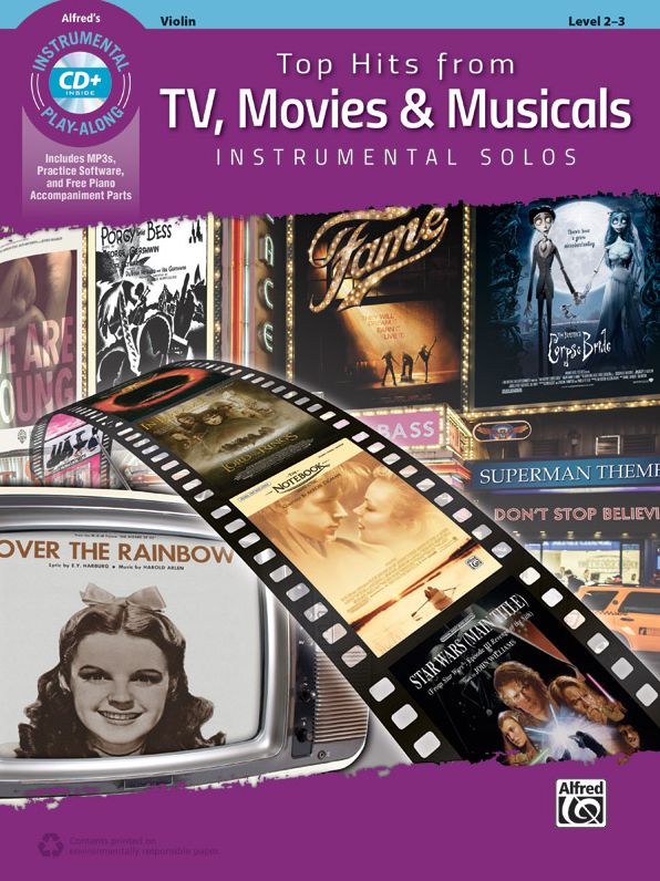 Top Hits from TV, Movies & Musicals Instrumental Solos for Strings : Violin
