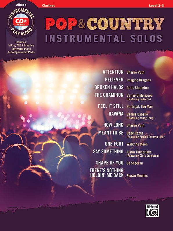 Pop & Country Instrumental Solos Clarinet: Book & CD
