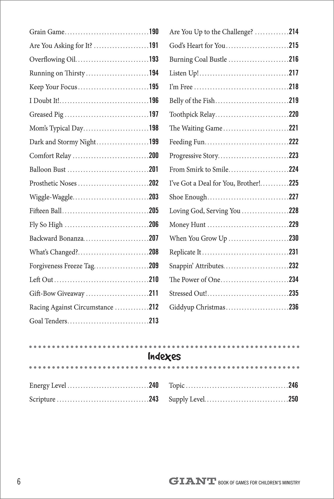 The Giant Book of Games for Children's Ministry