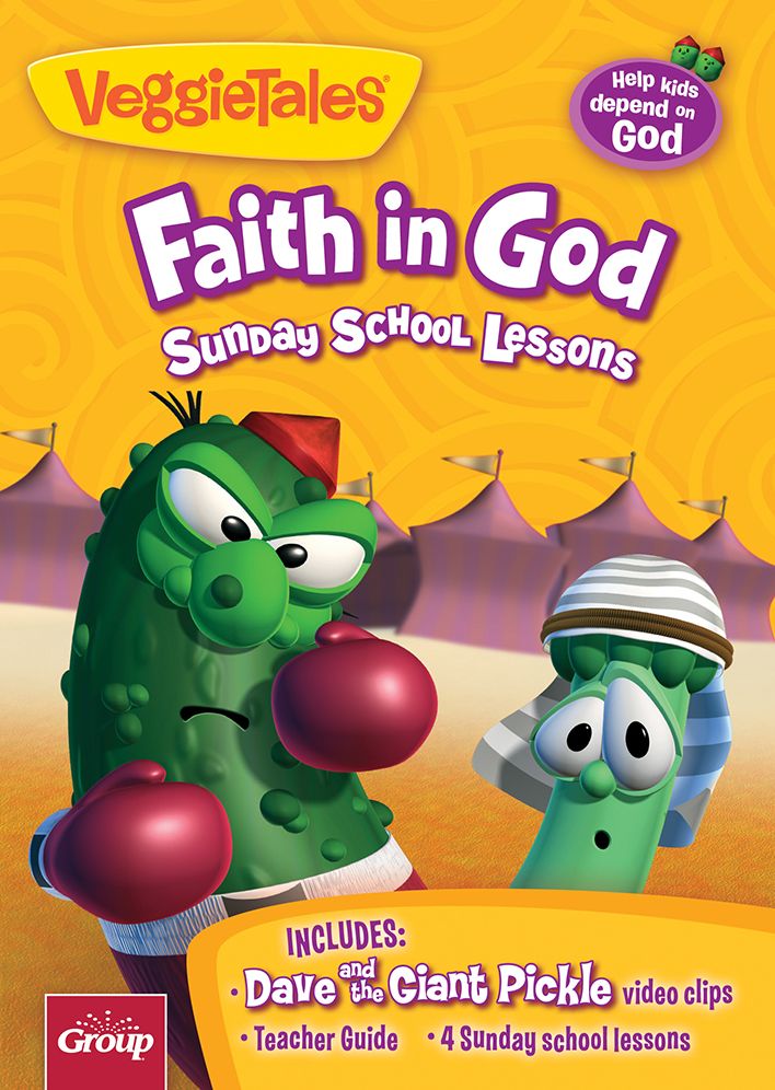 Veggie Tales: Faith in God: 4 Sunday School Lessons