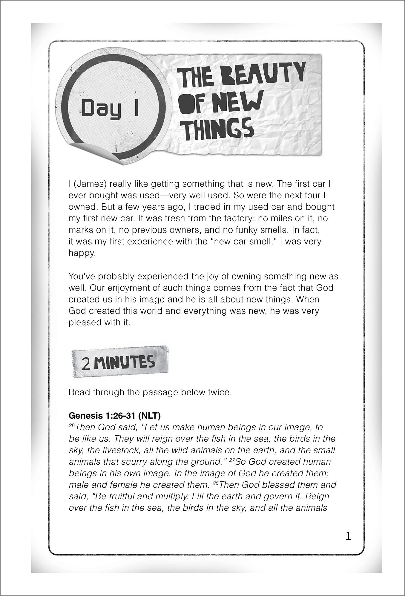 10 Minute Moments: Renew: Being Made New Ten Minutes at a Time