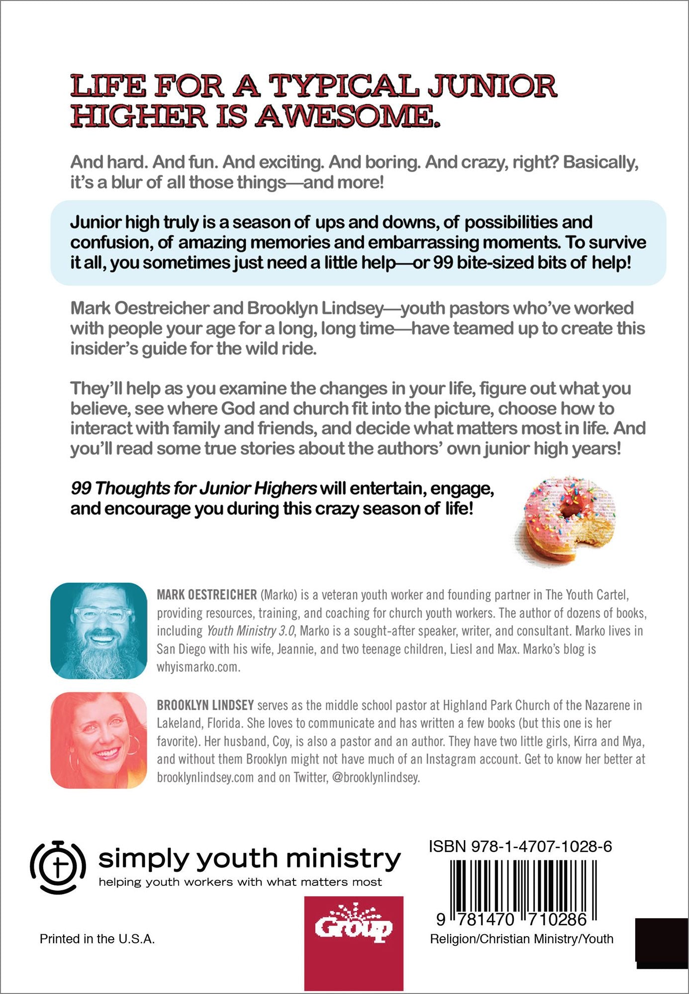 99 Thoughts For Junior Highers: Biblical Truths in Bite-Sized Pieces