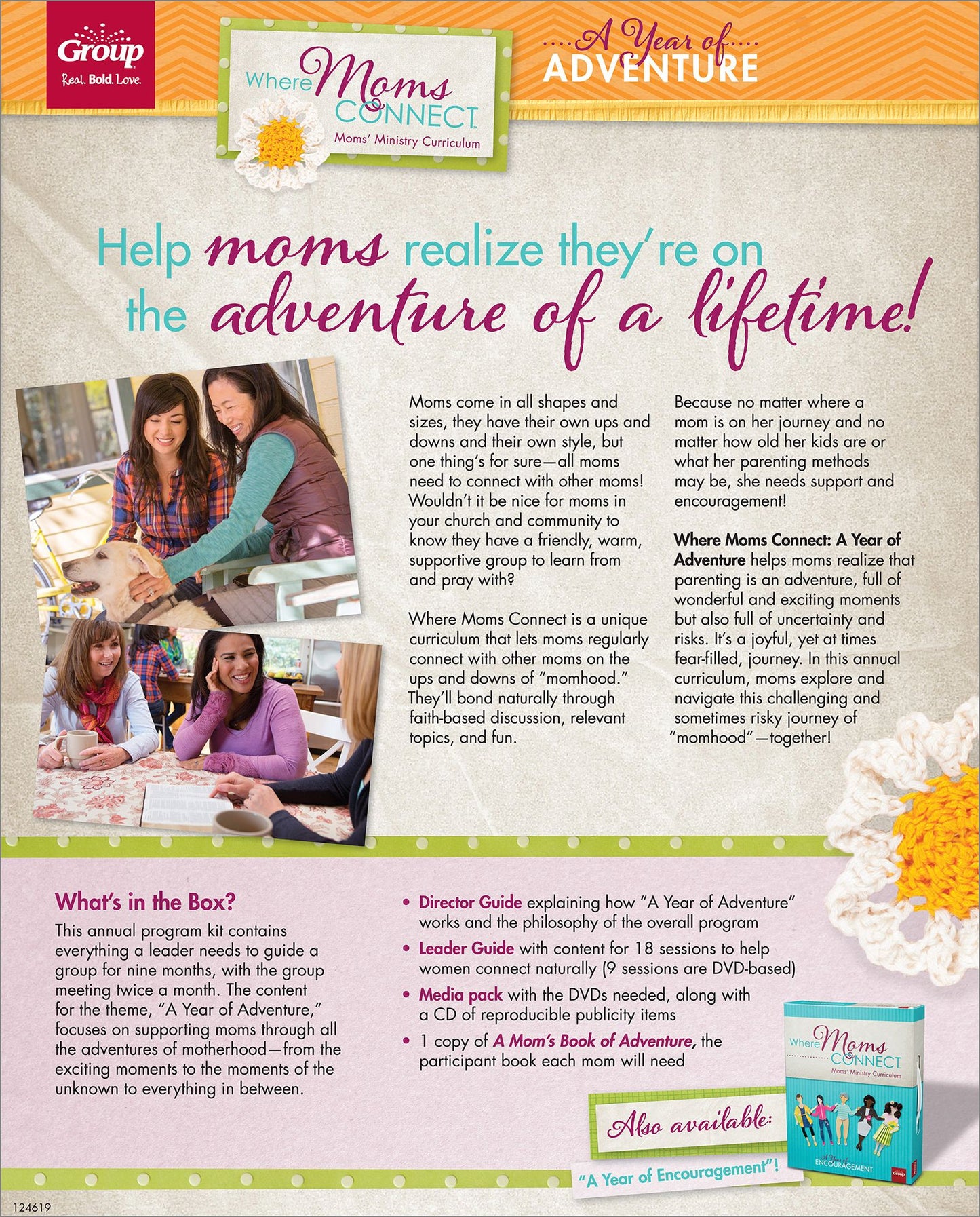 Where Mom's Connect: A Year of Adventure: Moms' Ministry Curriculum