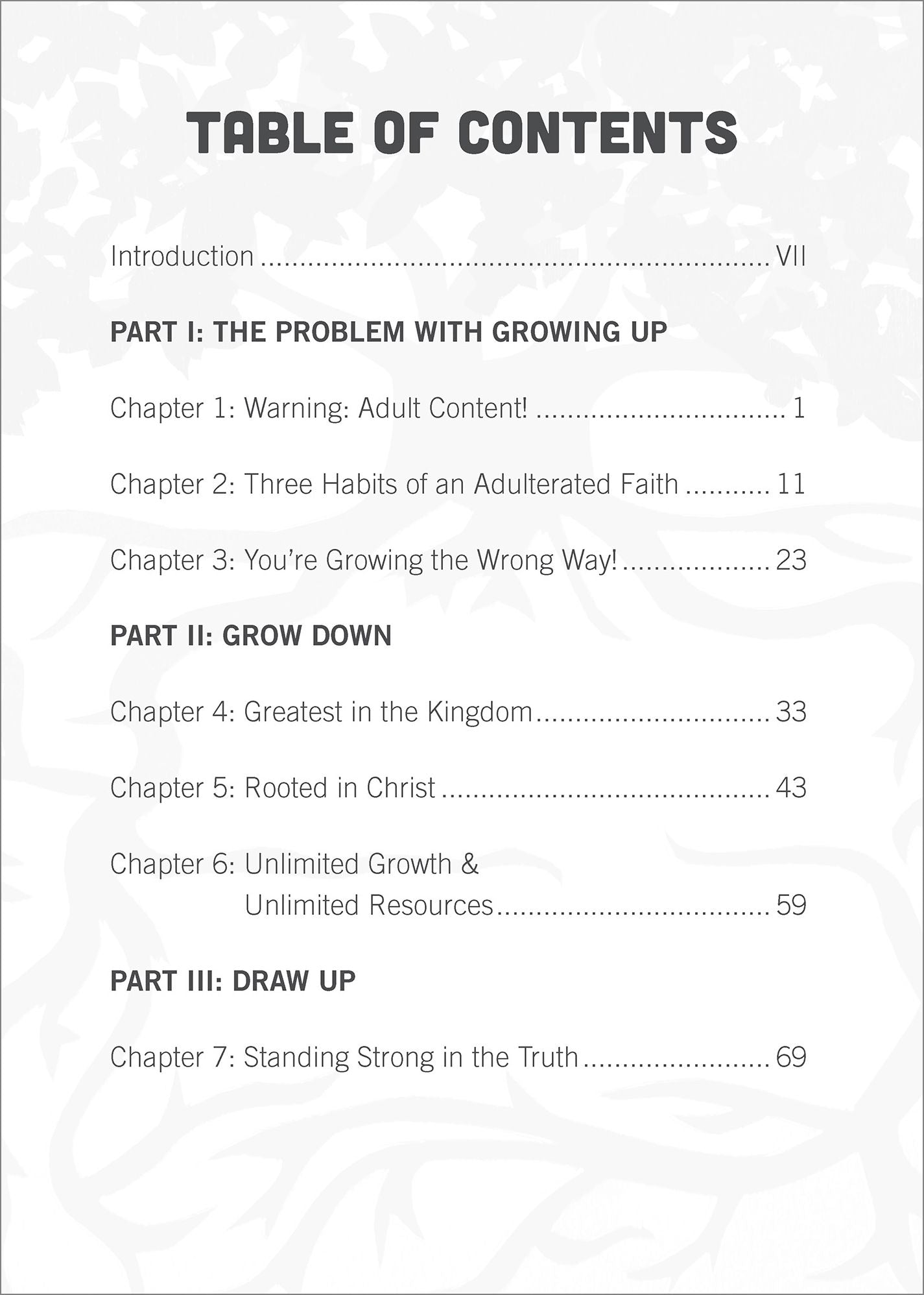 Grow Down: How to Build a Jesus-Centered Faith