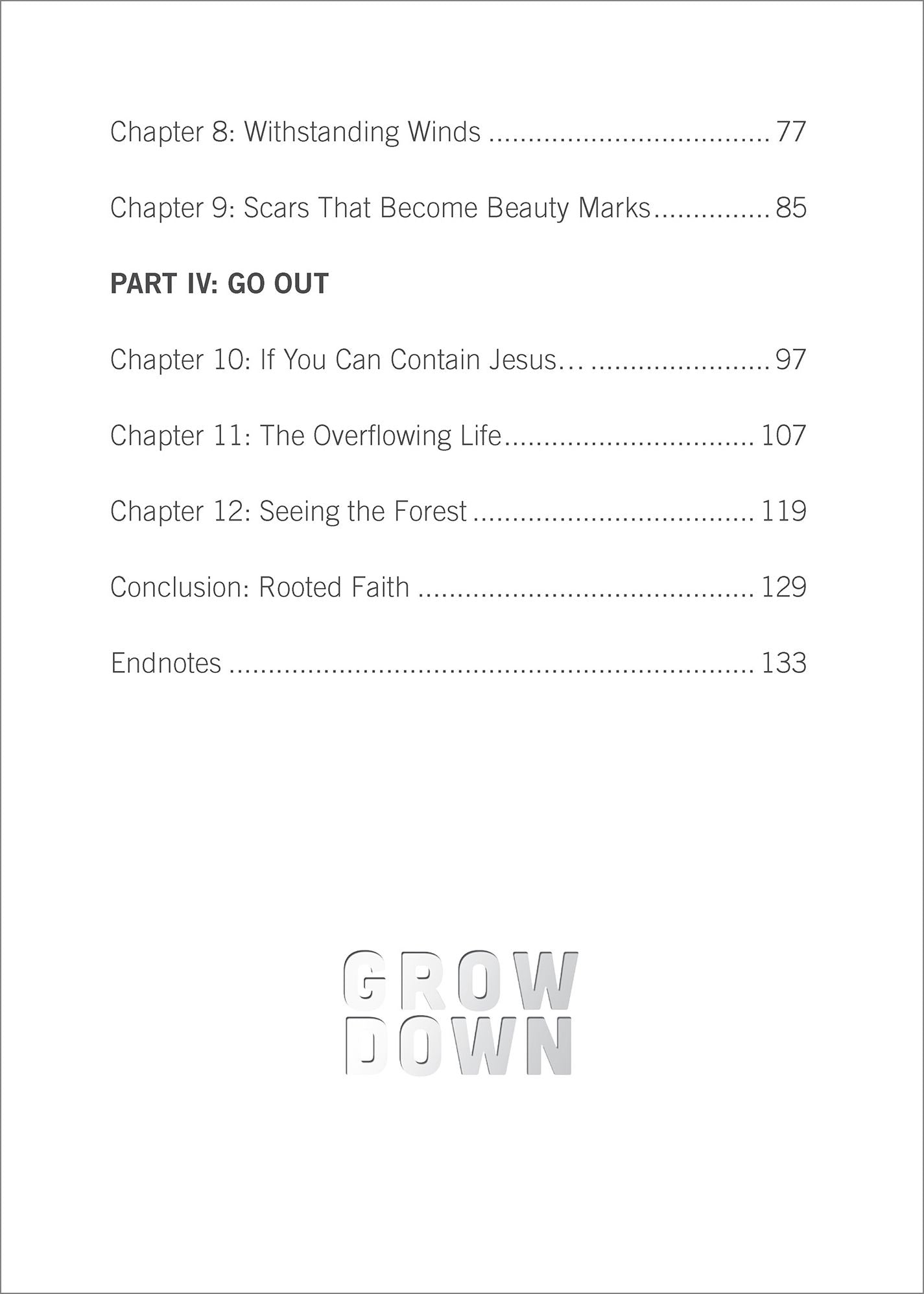 Grow Down: How to Build a Jesus-Centered Faith