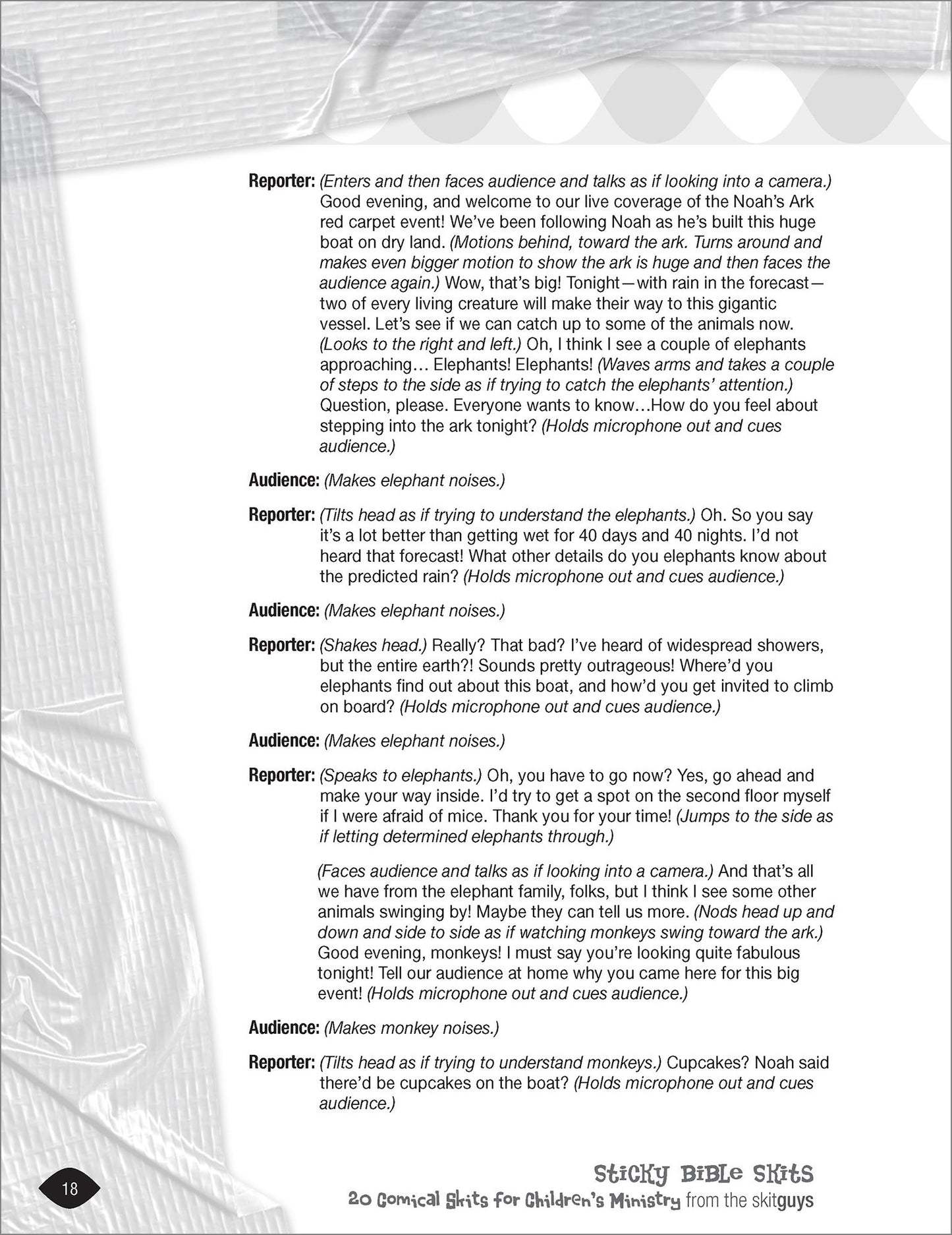 Sticky Bible Skits: 20 Comical Skits for Children's Ministry