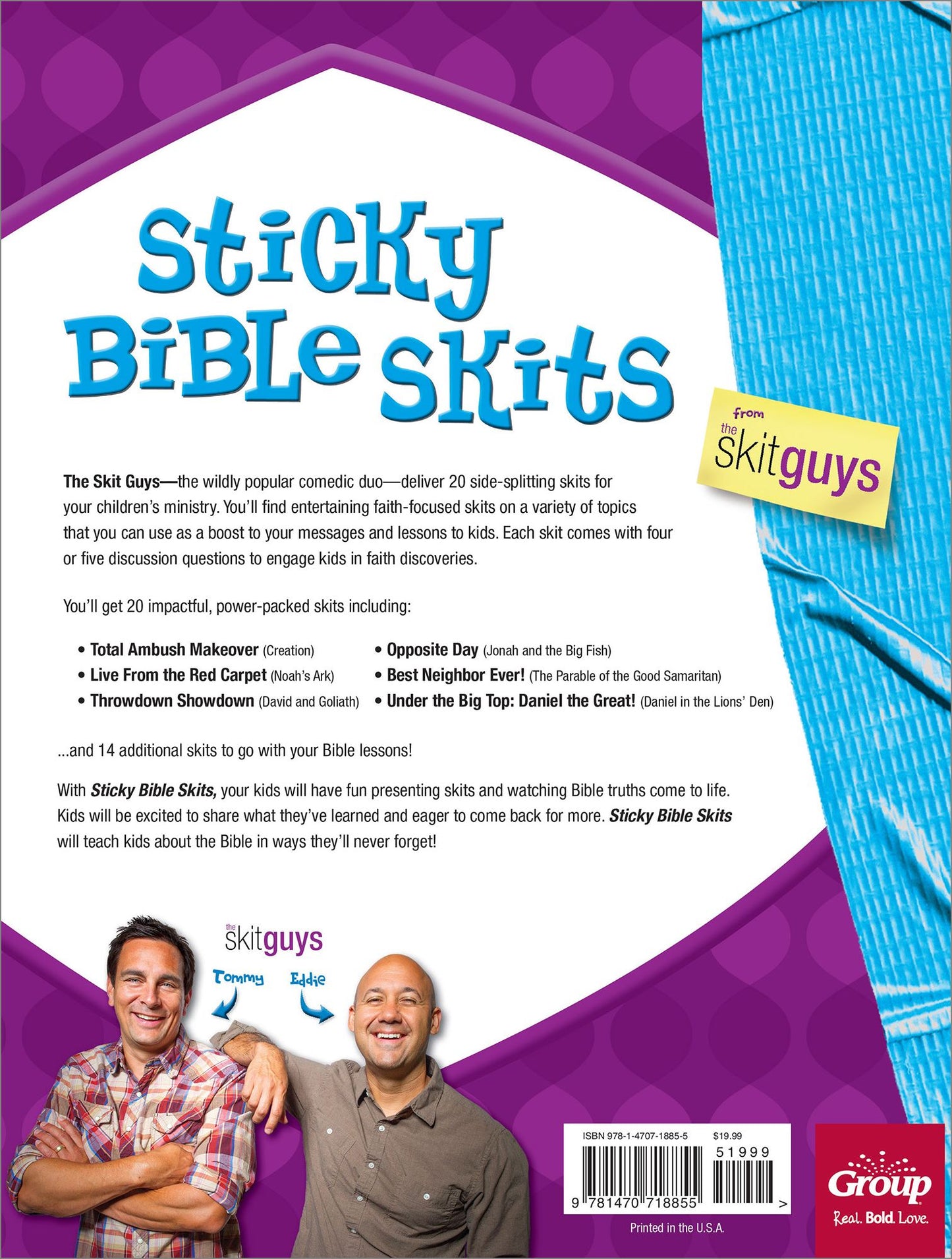 Sticky Bible Skits: 20 Comical Skits for Children's Ministry