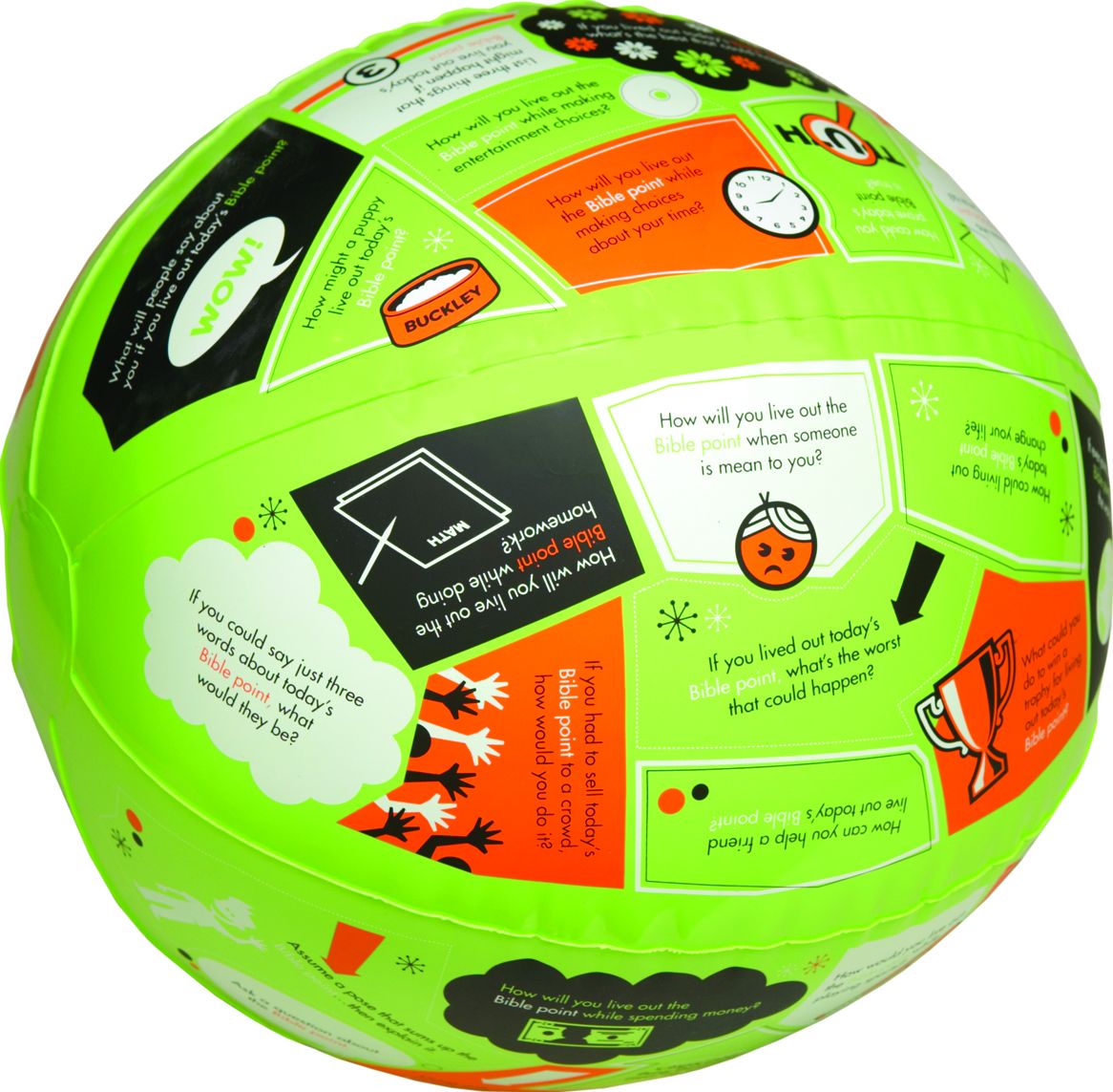 Throw & Tell Life-Application Ball